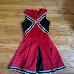 Girls Halloween cheerleader dress size XL